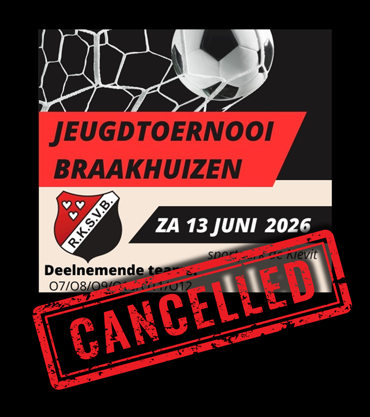 LET OP: GEANNULEERD - BRAAKHUIZEN TOERNOOI